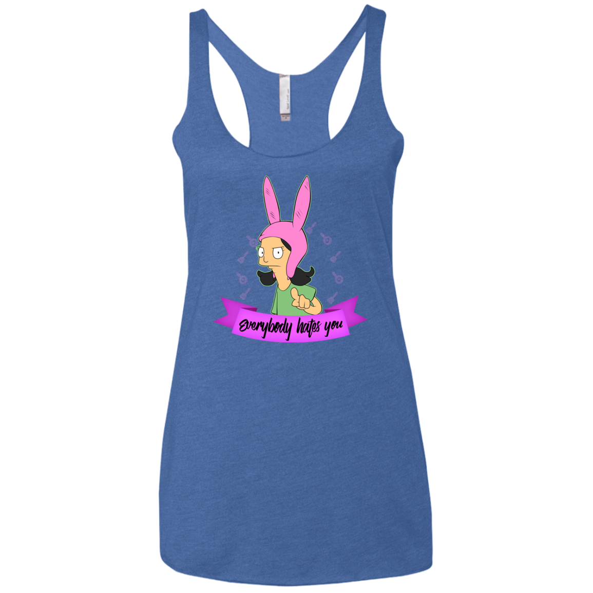 Louise Everybody Women's Triblend Racerback Tank