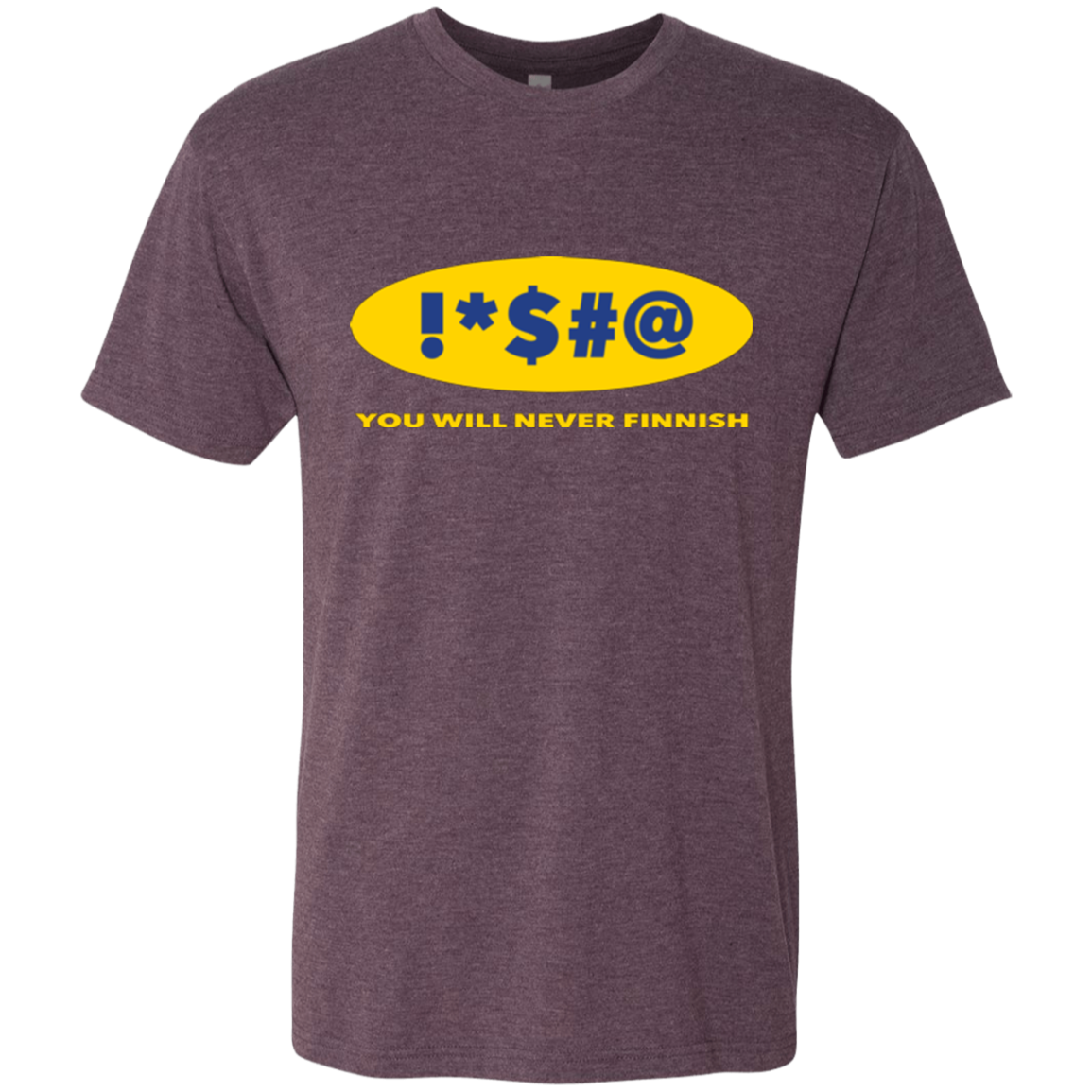 Swearing Never Finnish Men's Triblend T-Shirt