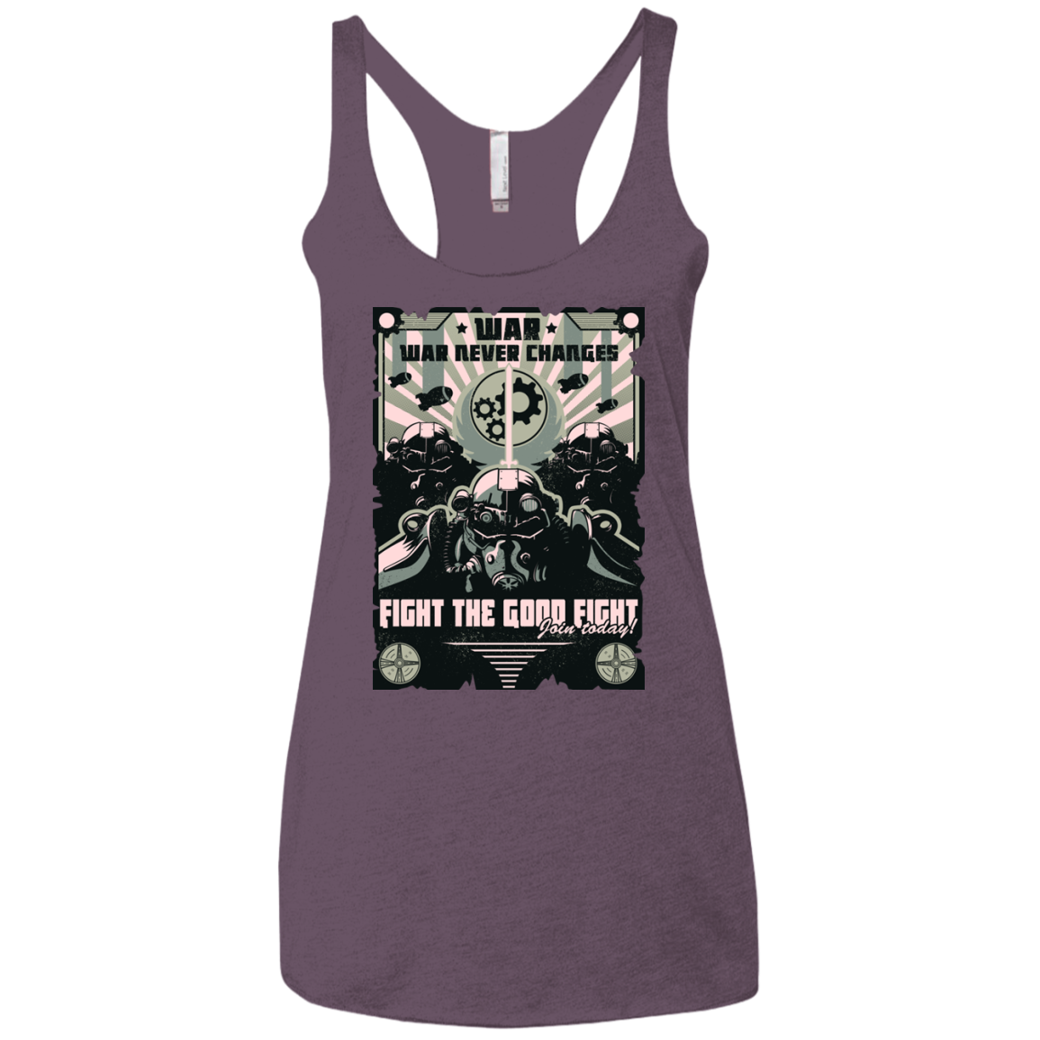 War Never Changes Women's Triblend Racerback Tank