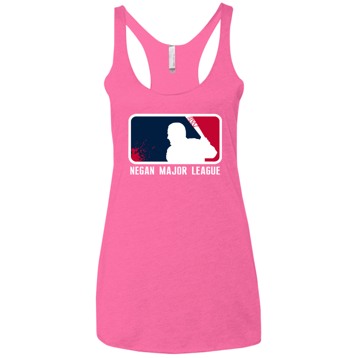 Negan Mayor League Women's Triblend Racerback Tank