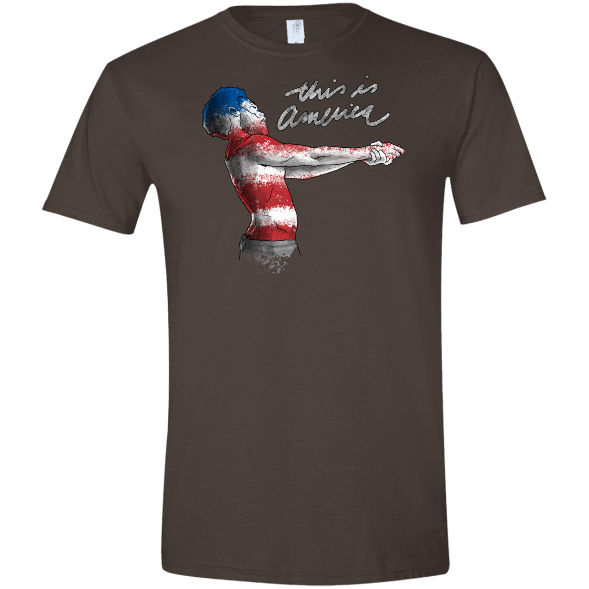 America Men's Semi-Fitted Softstyle