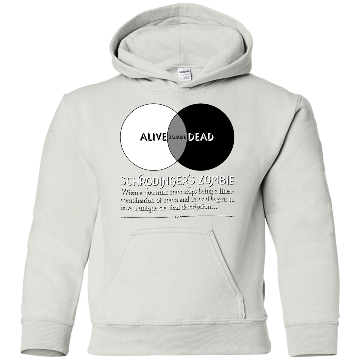Schrödinger's Zombie Youth Hoodie