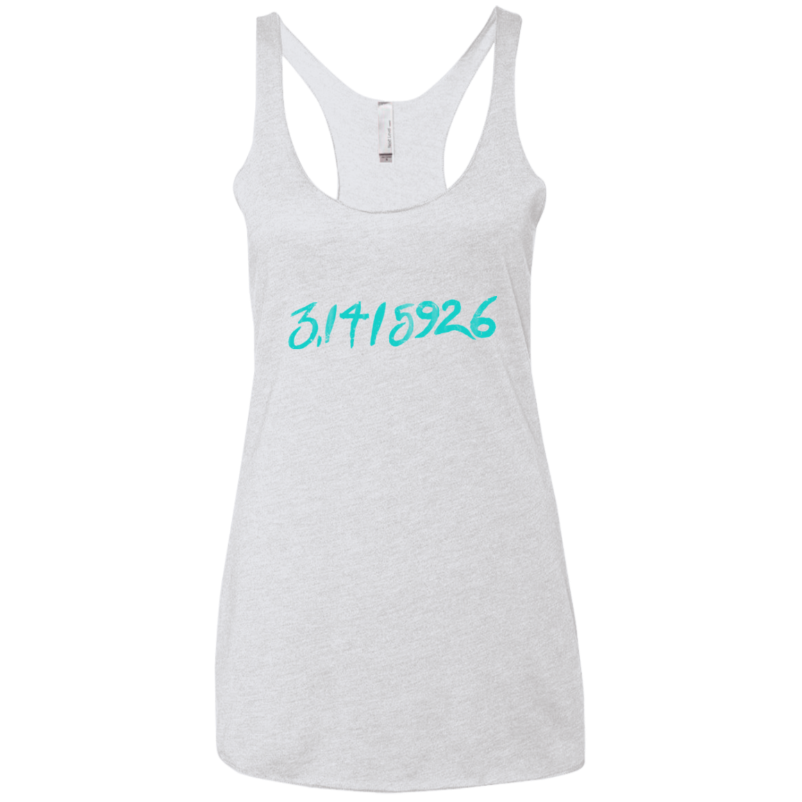 Pi Date Women's Triblend Racerback Tank