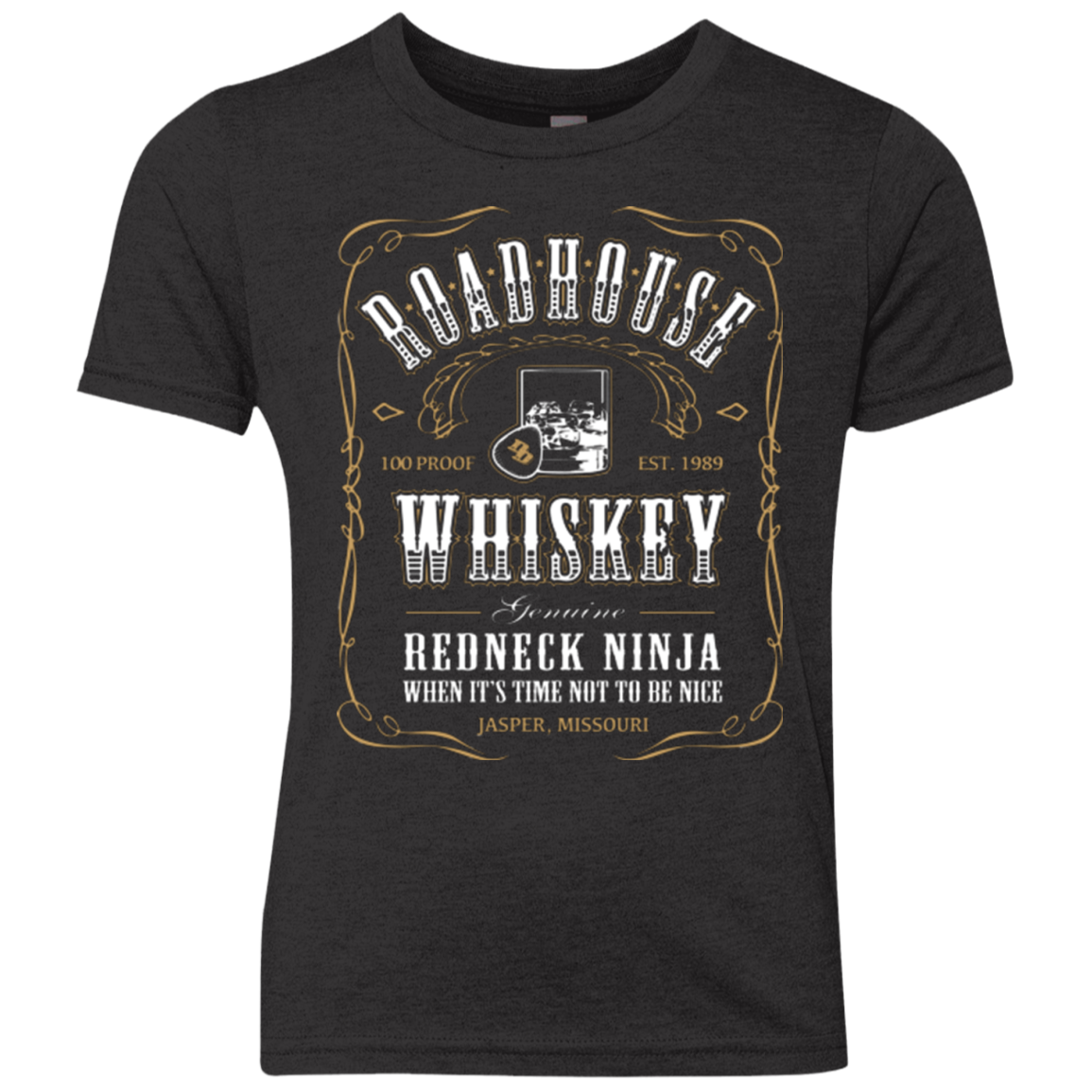 Road House Whiskey Youth Triblend T-Shirt