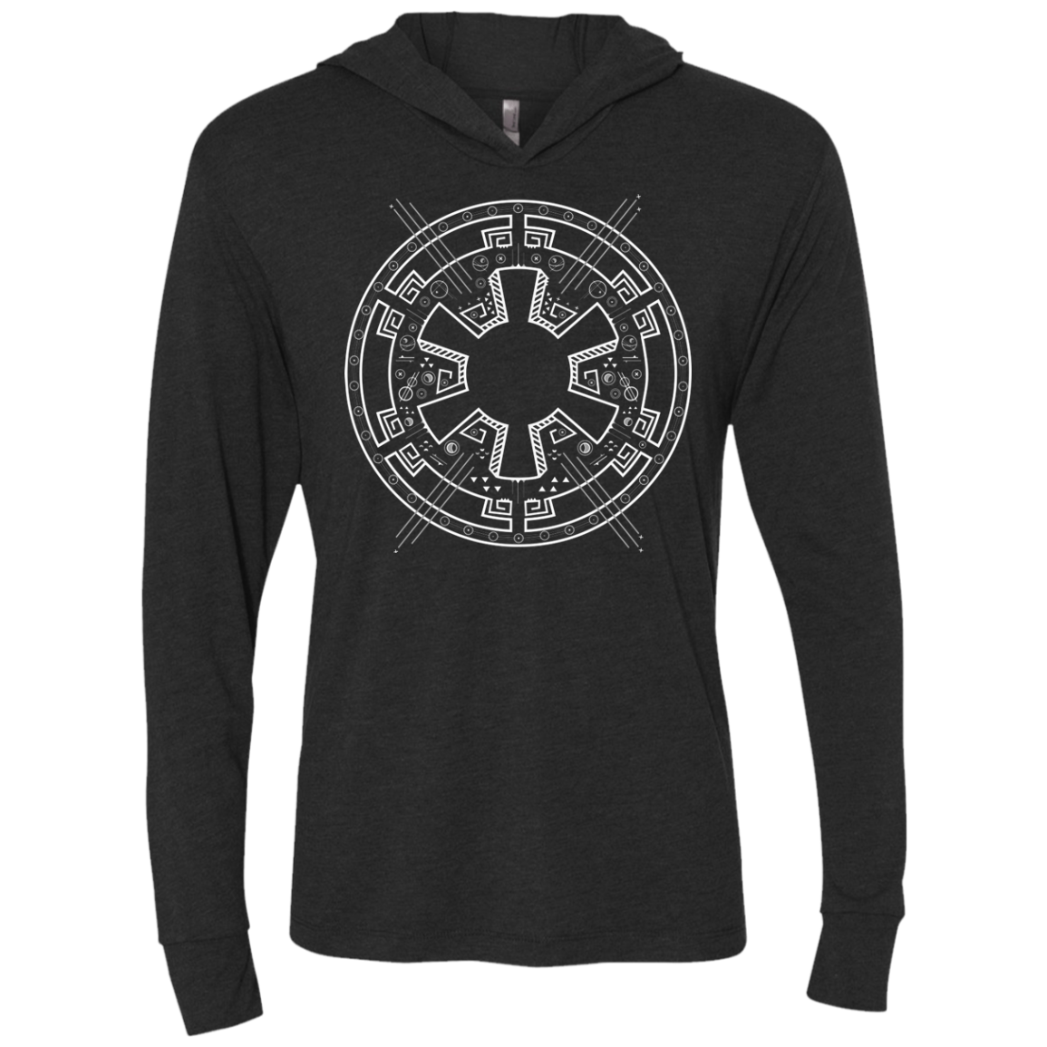Tech empire Triblend Long Sleeve Hoodie Tee