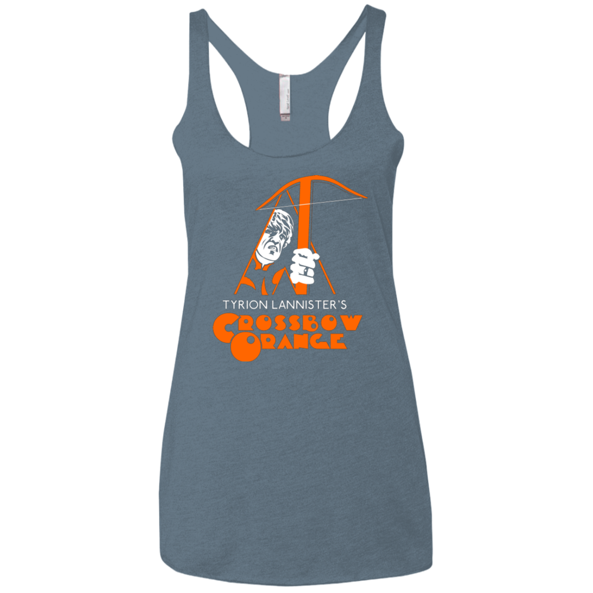 Crossbow Orange Women's Triblend Racerback Tank
