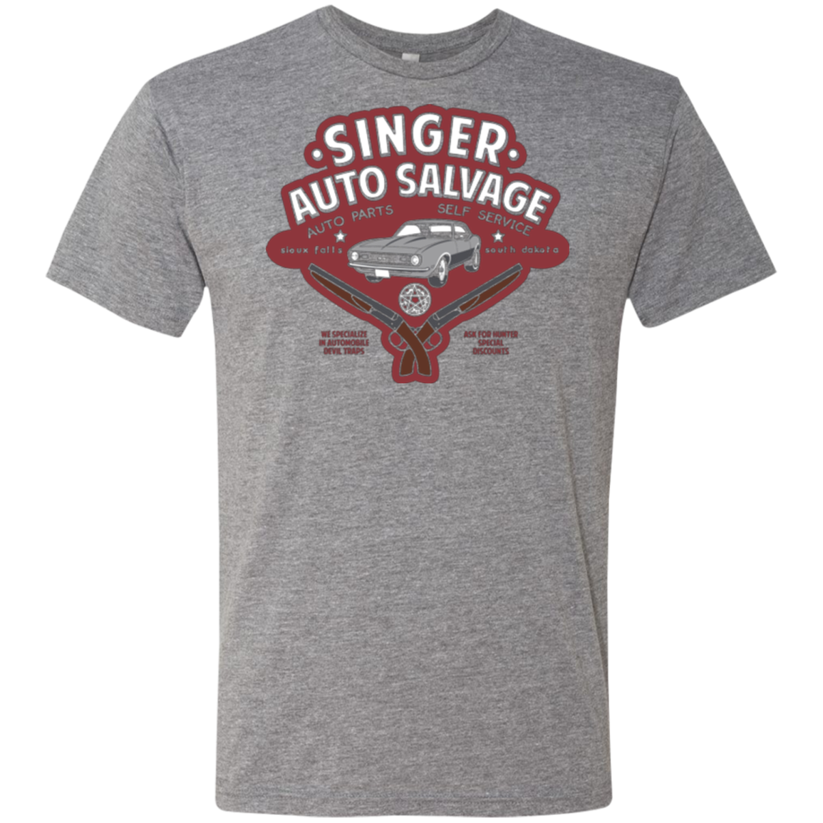 Singer Auto Salvage Men's Triblend T-Shirt