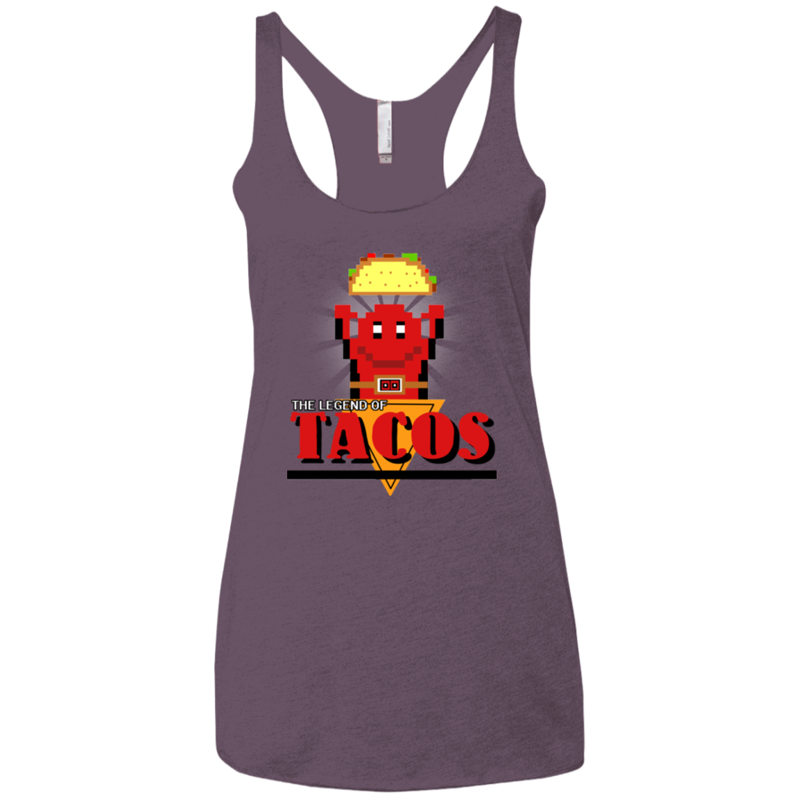 Legend of Tacos Women's Triblend Racerback Tank