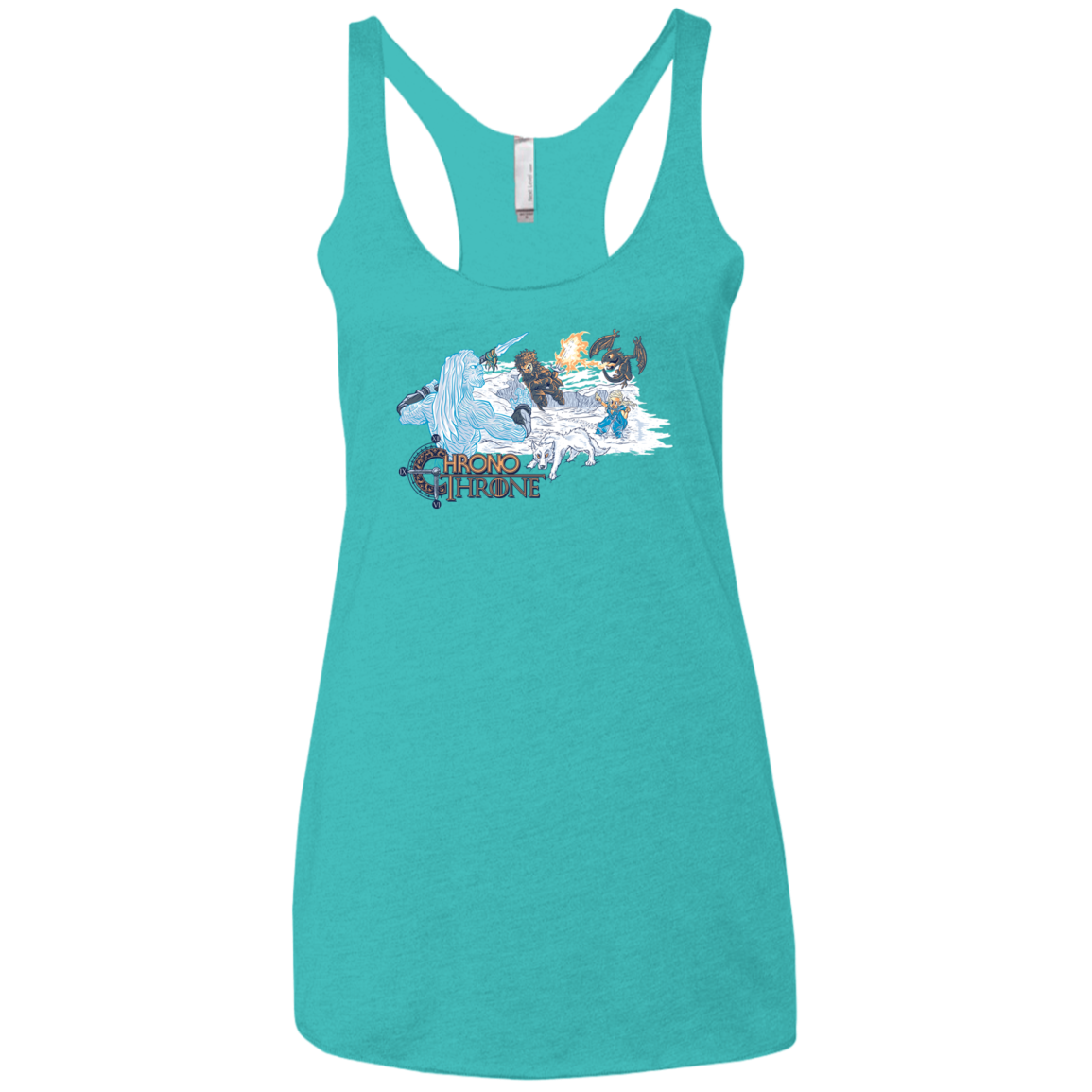 Chrono Throne Women's Triblend Racerback Tank