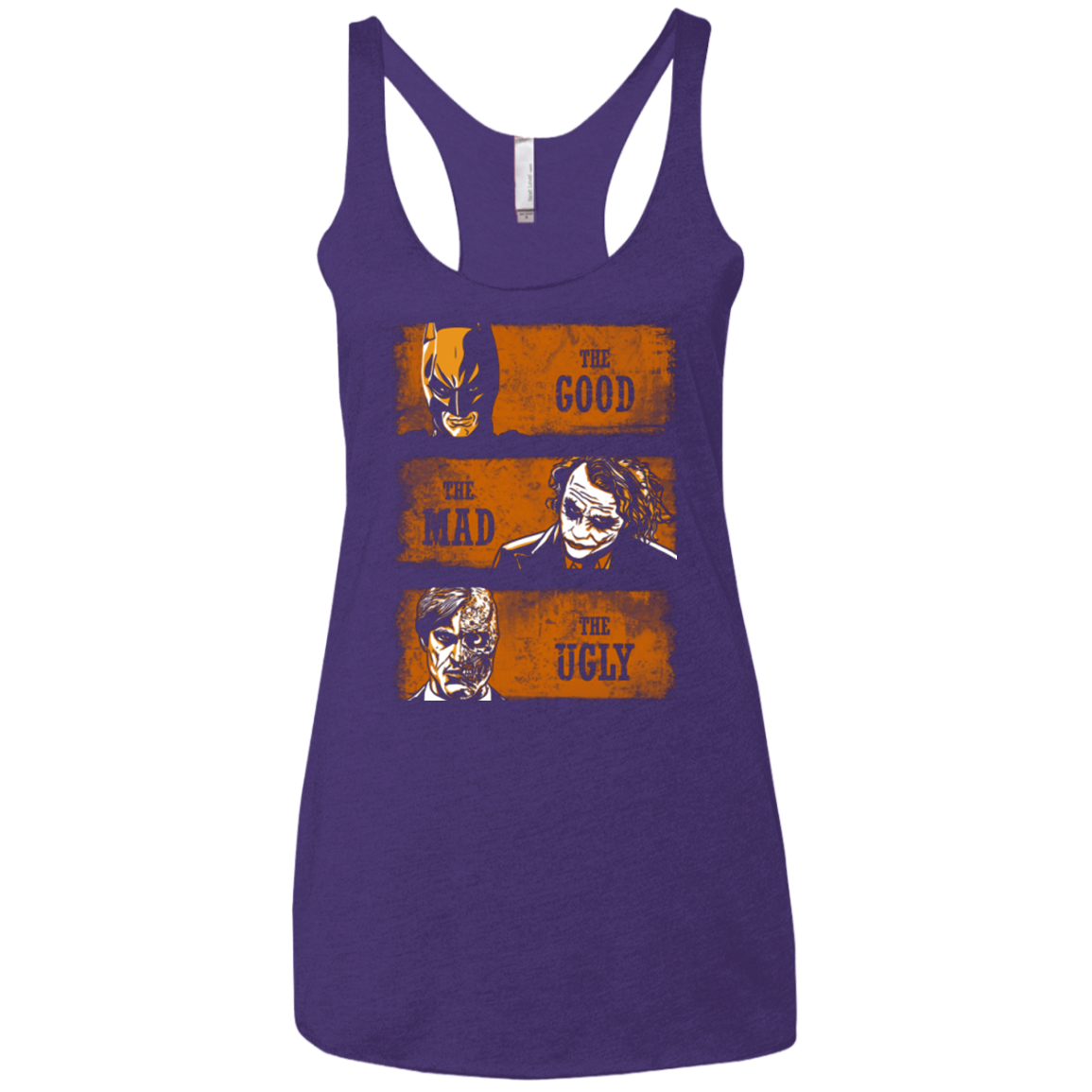 The Good the Mad and the Ugly2 Women's Triblend Racerback Tank