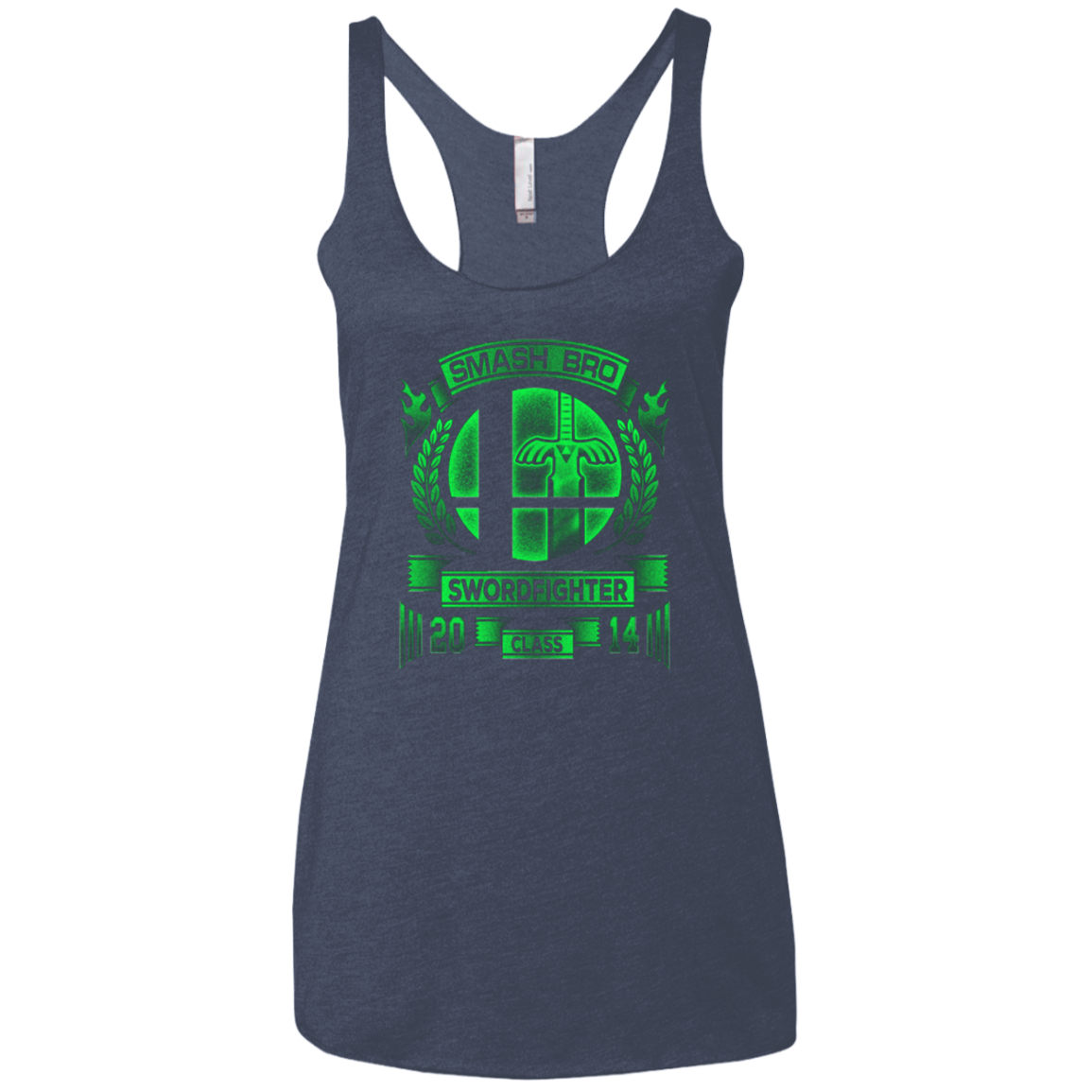 Smash bros Swordfighter Women's Triblend Racerback Tank