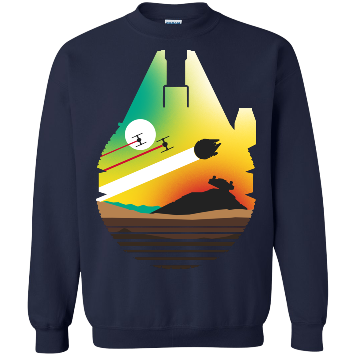 Escape from Desert Planet Crewneck Sweatshirt