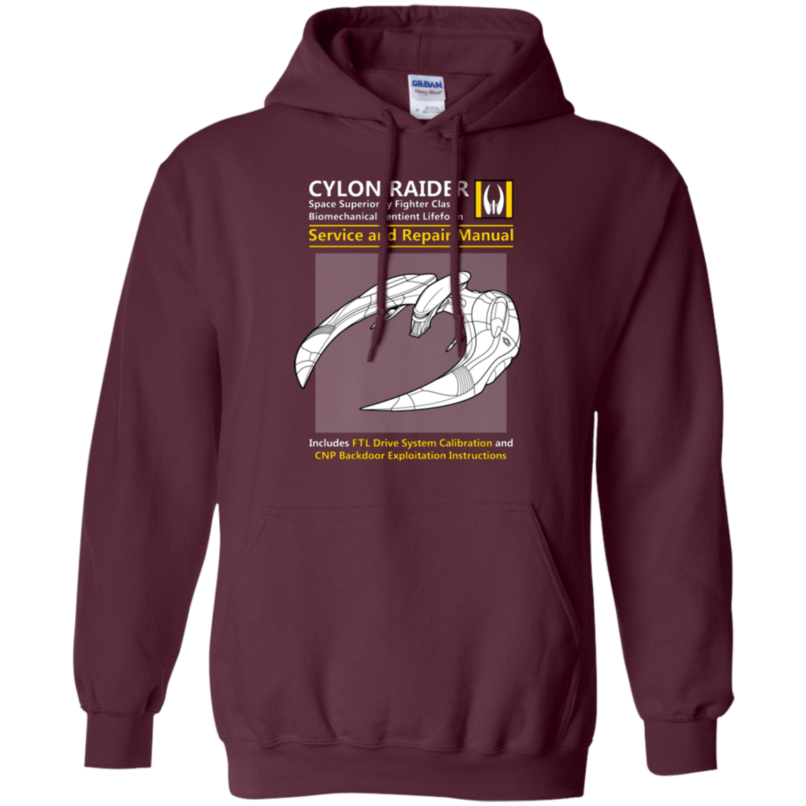CYLON RAIDER SERVICE & REPAIR MANUAL Pullover Hoodie