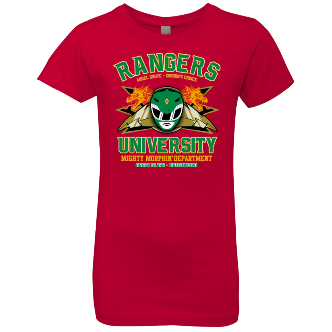 Rangers U Green Ranger Girls Premium T-Shirt