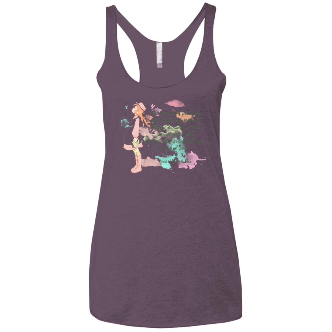 Anne of Green Gables 5 Women's Triblend Racerback Tank