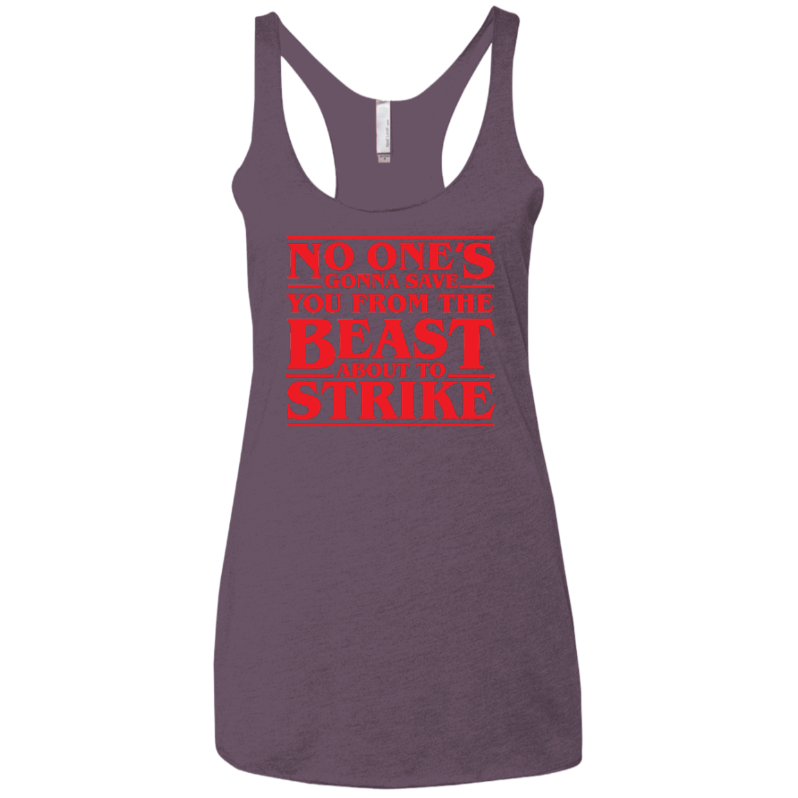 The Beast Women's Triblend Racerback Tank