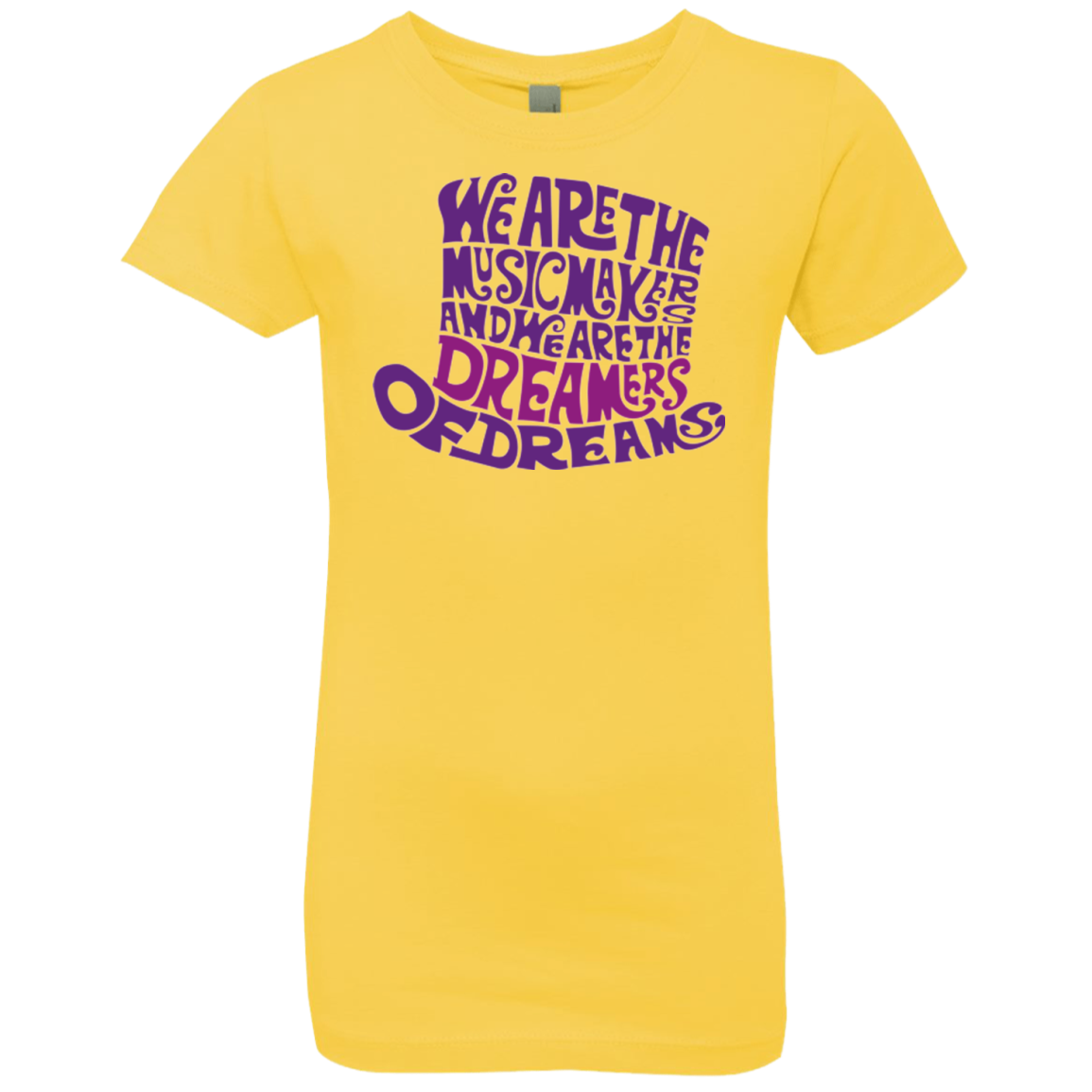 Wonka Purple Girls Premium T-Shirt