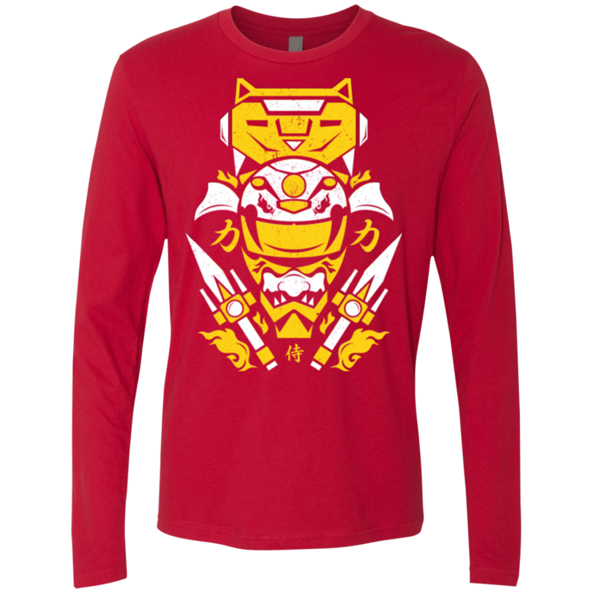 Yellow Ranger Men's Premium Long Sleeve