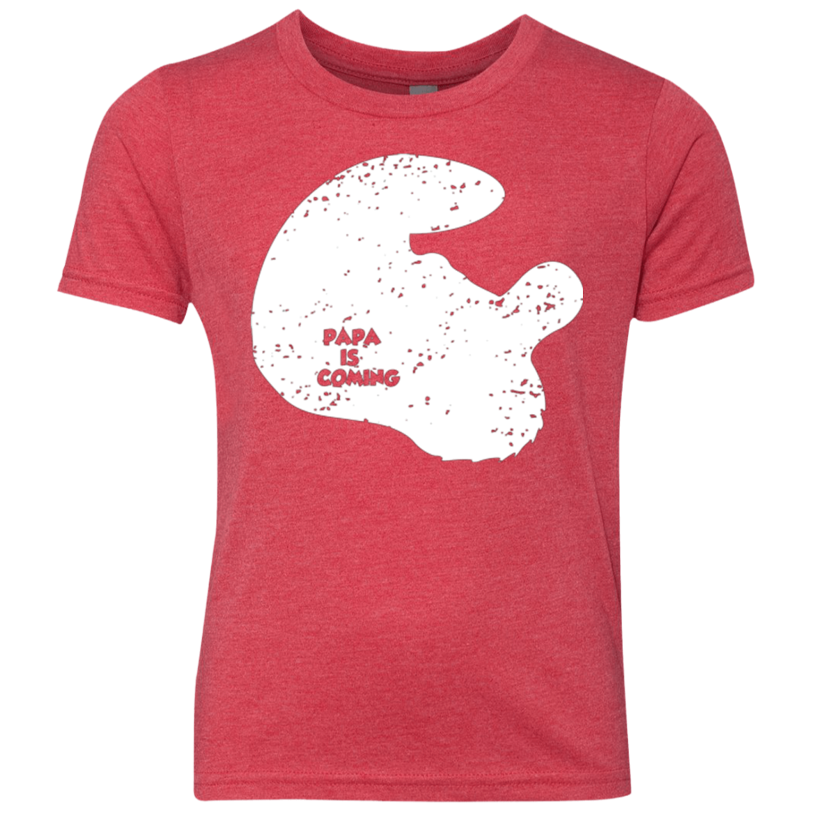 Papa Is Coming Youth Triblend T-Shirt