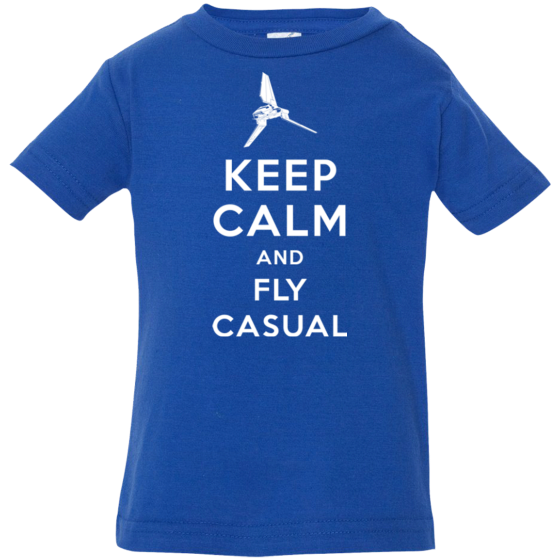 Keep Calm and Fly Casual Infant Premium T-Shirt