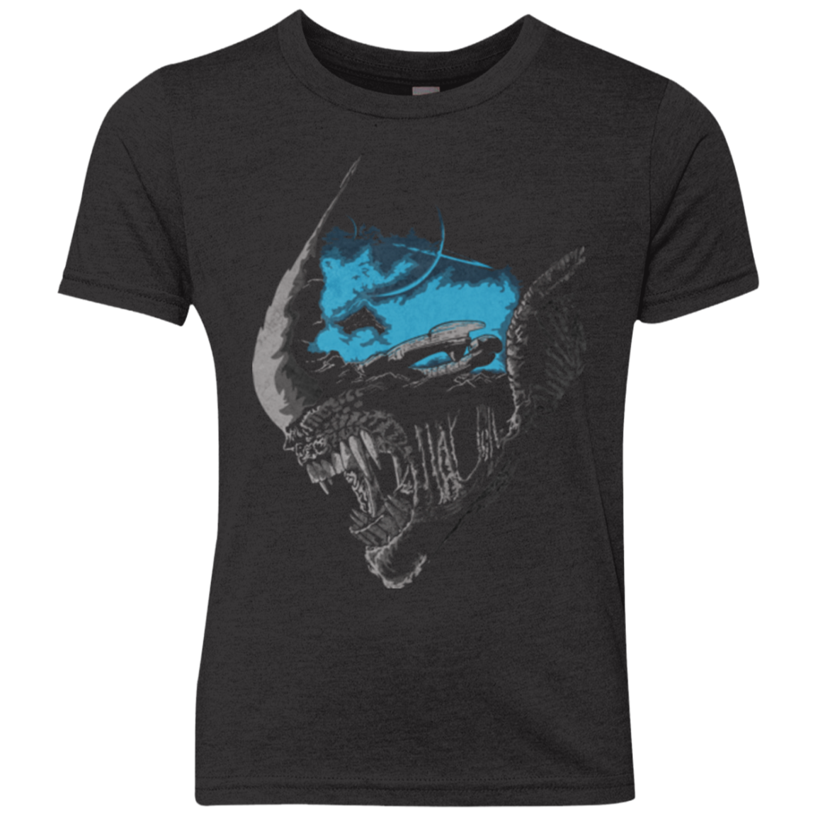 On a Dark Moon Youth Triblend T-Shirt