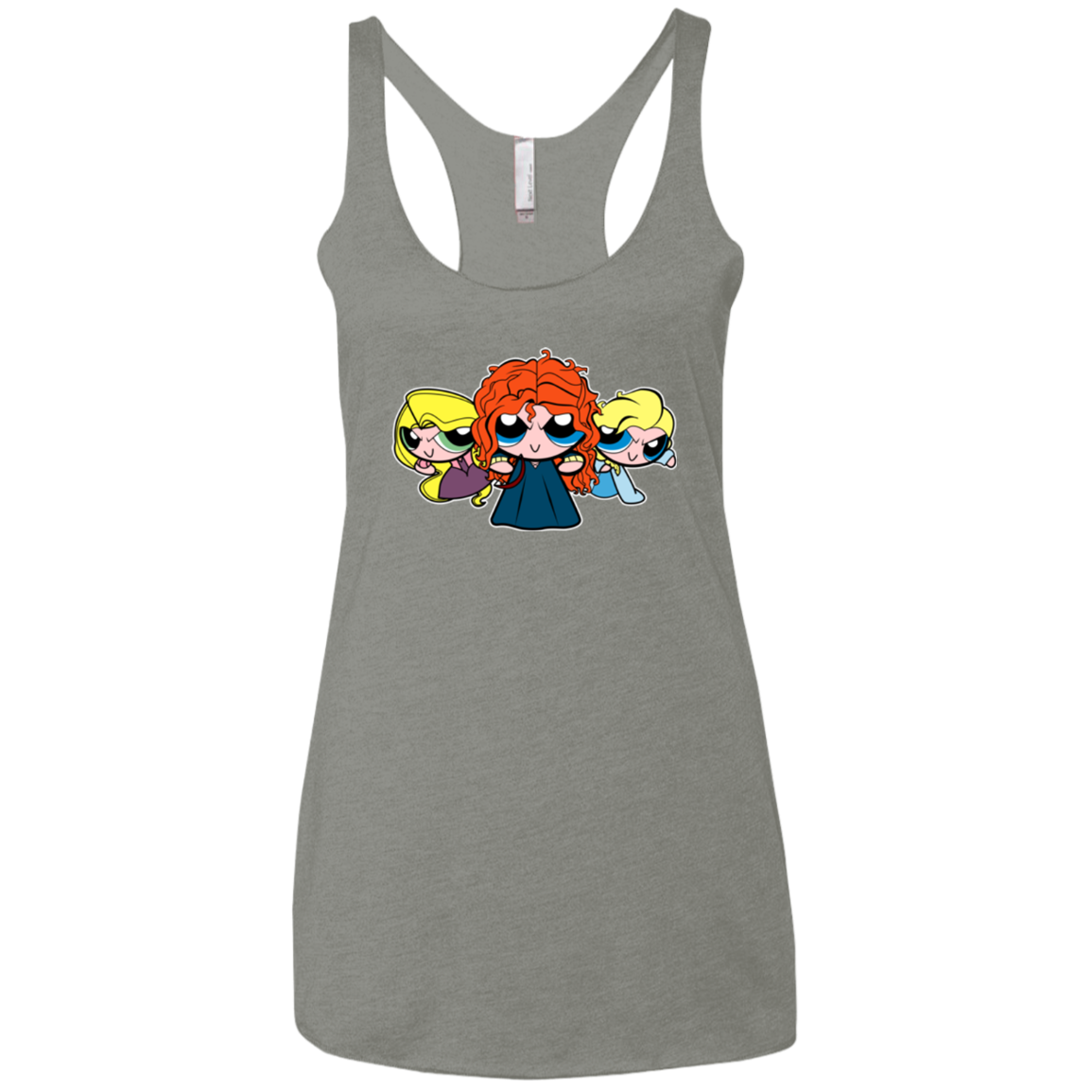 Princess Puff Girls2 Women's Triblend Racerback Tank
