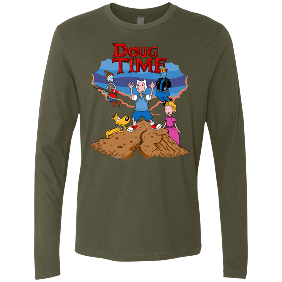 Doug Time Men's Premium Long Sleeve