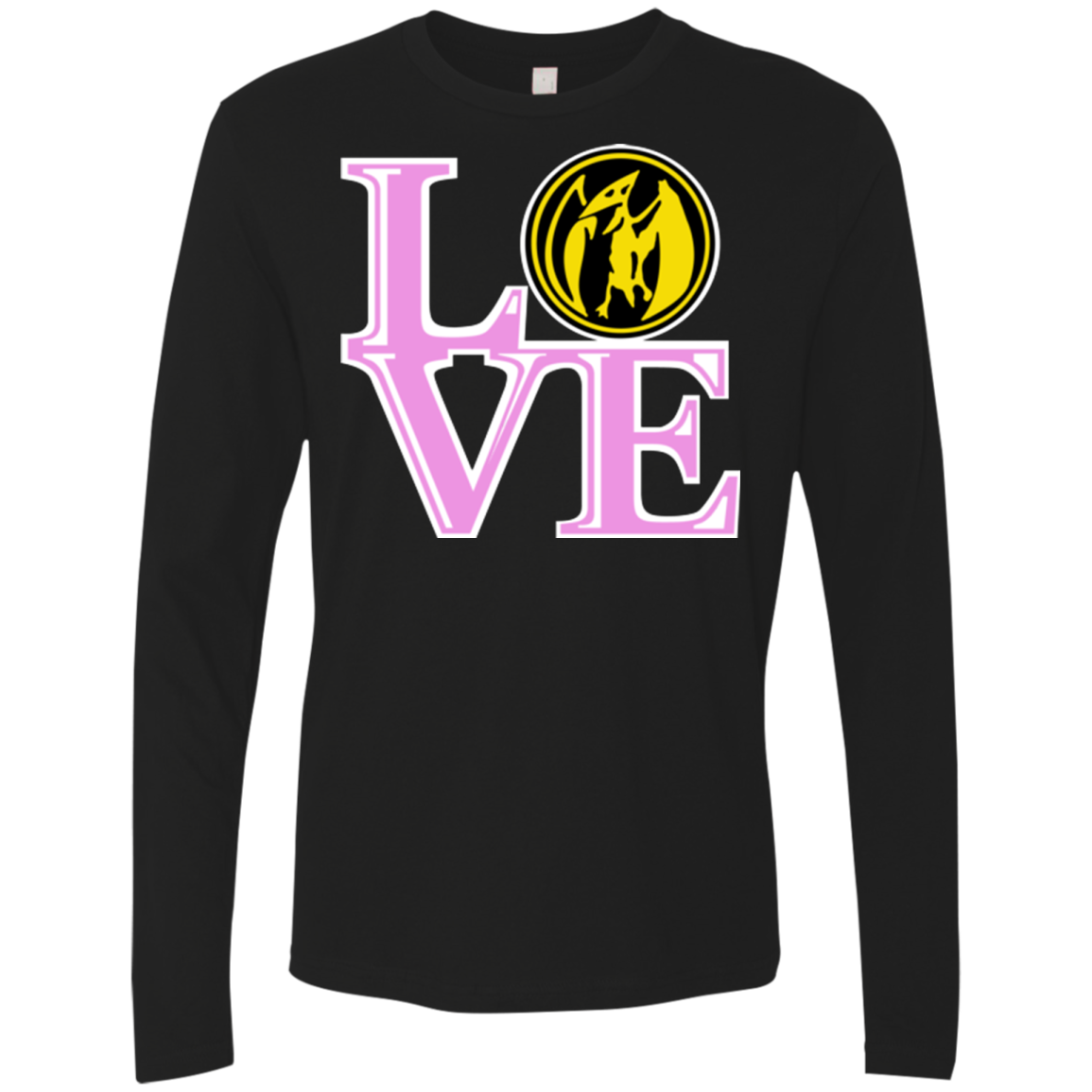 Pink Ranger LOVE Men's Premium Long Sleeve