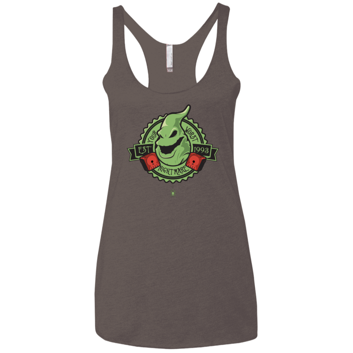 YOUR WORST NIGHTMARE Women's Triblend Racerback Tank