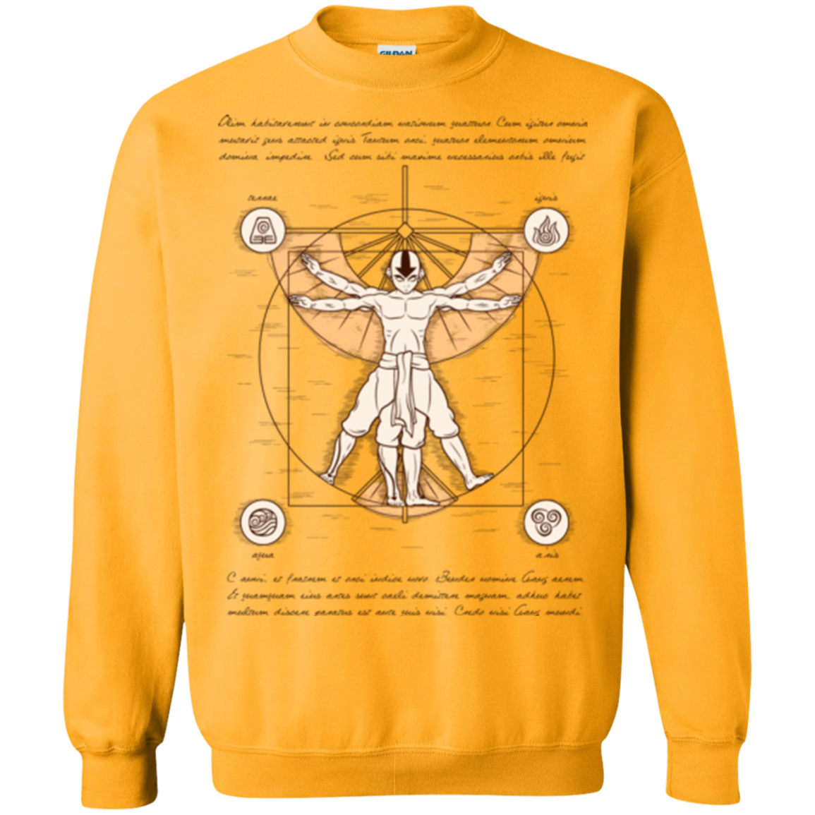 Vitruvian Aang Crewneck Sweatshirt