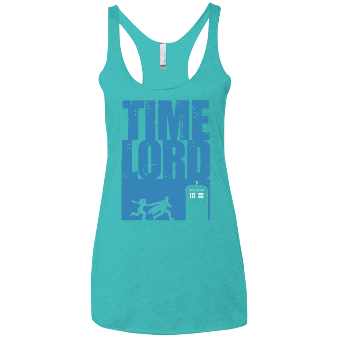 Time Lord Allons-y! Women's Triblend Racerback Tank