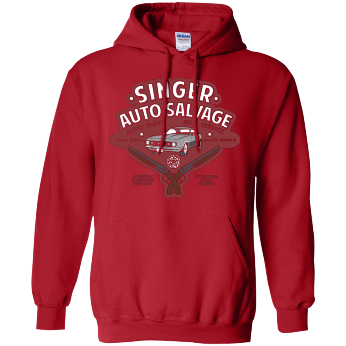 Singer Auto Salvage Pullover Hoodie