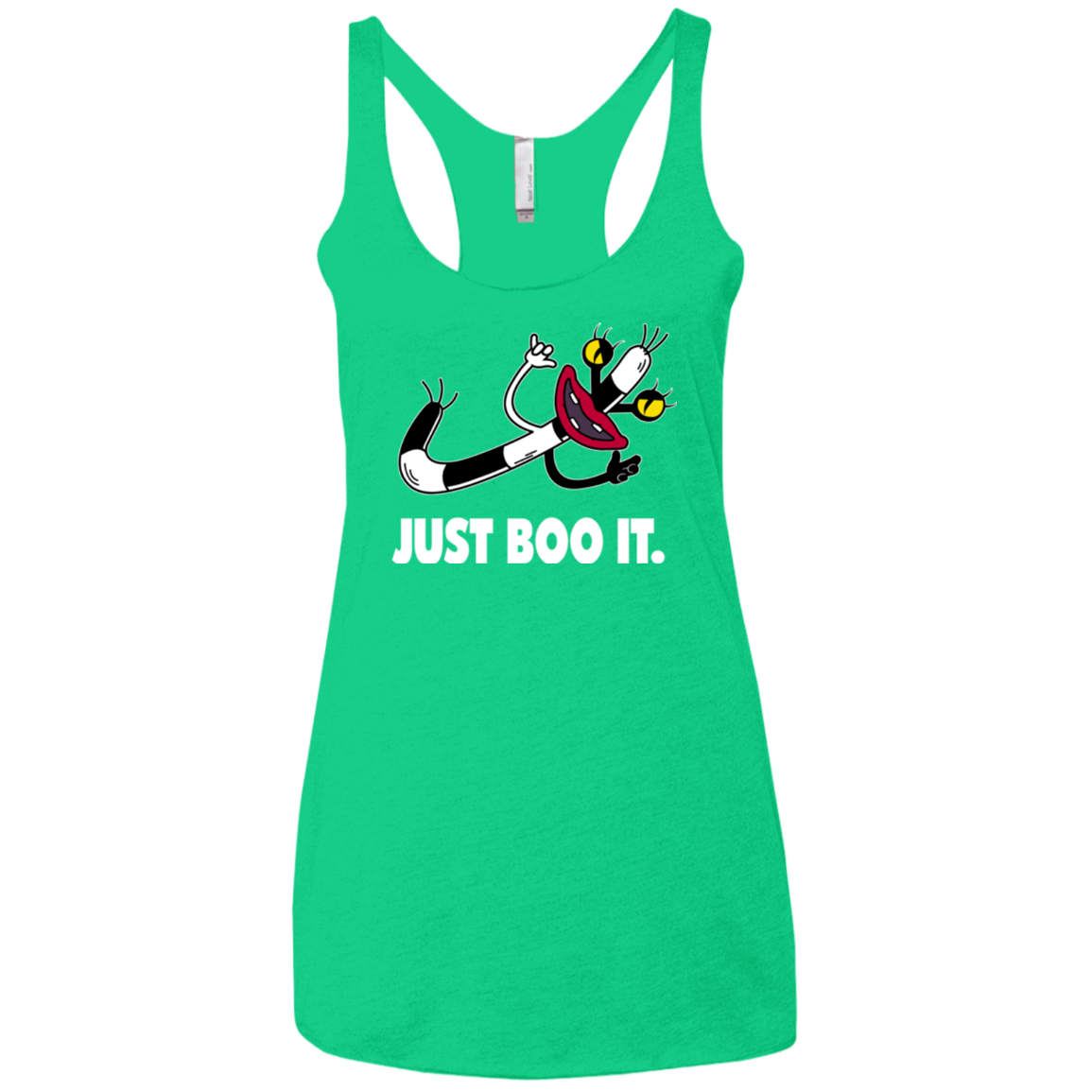 Just Boo It Women's Triblend Racerback Tank
