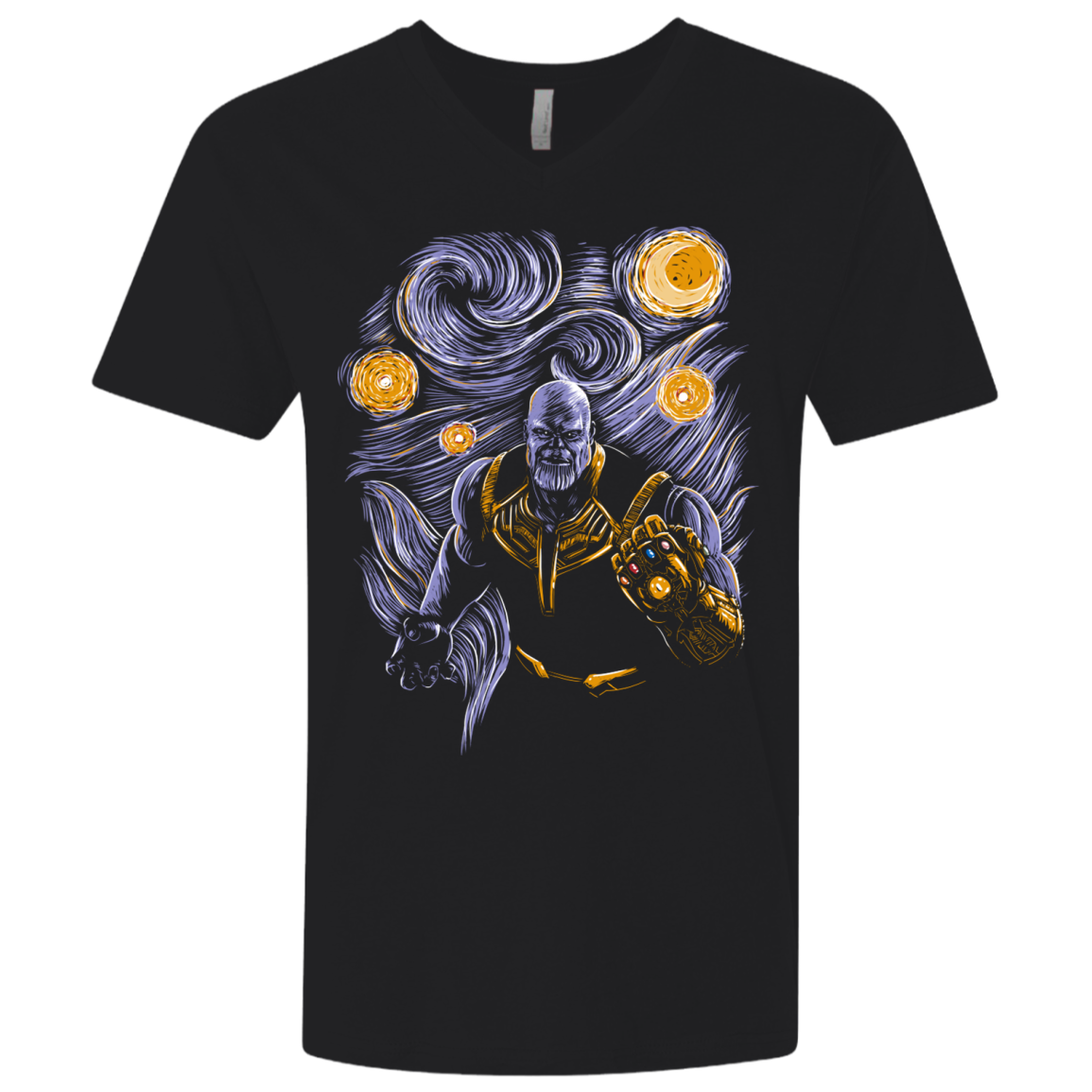 Starry Thanos Men's Premium V-Neck