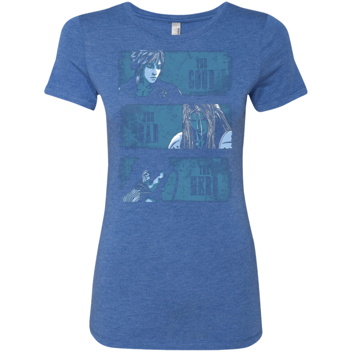 The Good the Bad and the Hero Women's Triblend T-Shirt