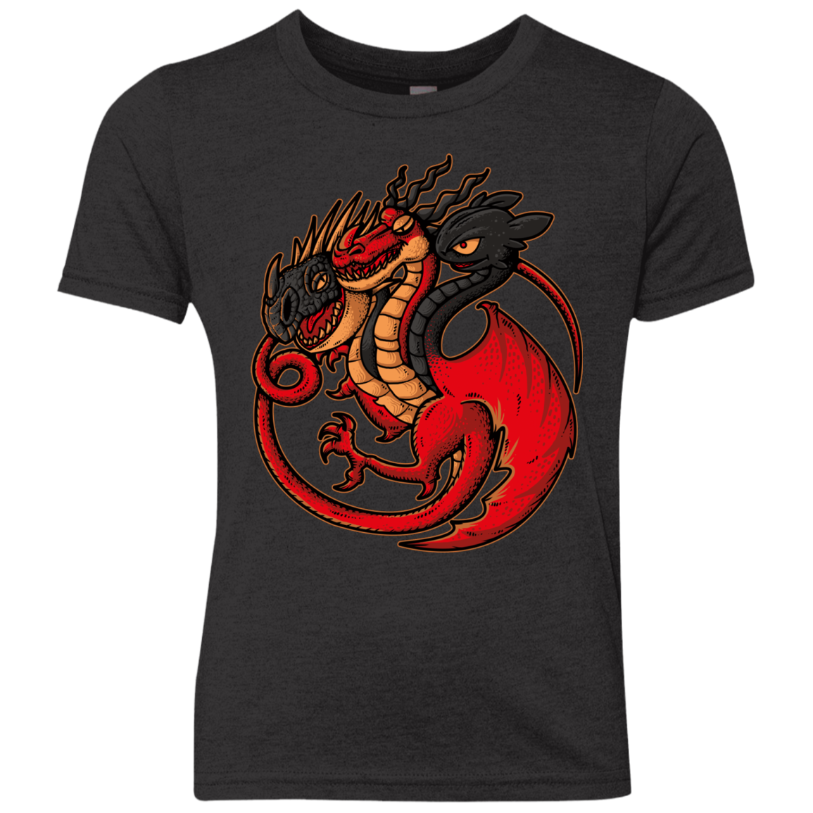 FIRE BLOOD AND TRAINING Youth Triblend T-Shirt