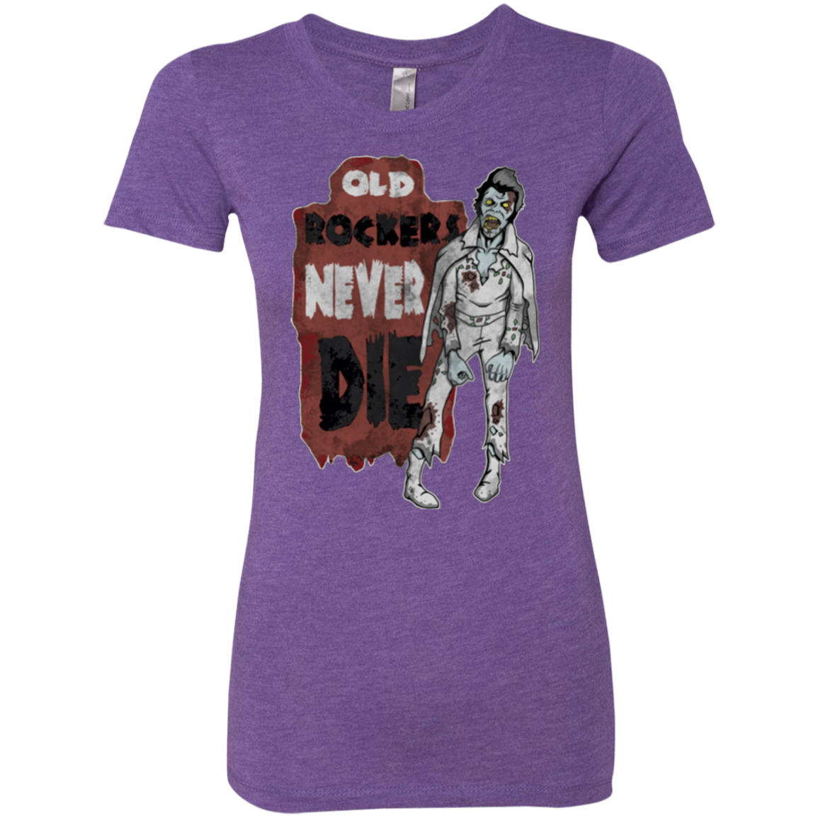 Old Rockers Never Die Women's Triblend T-Shirt