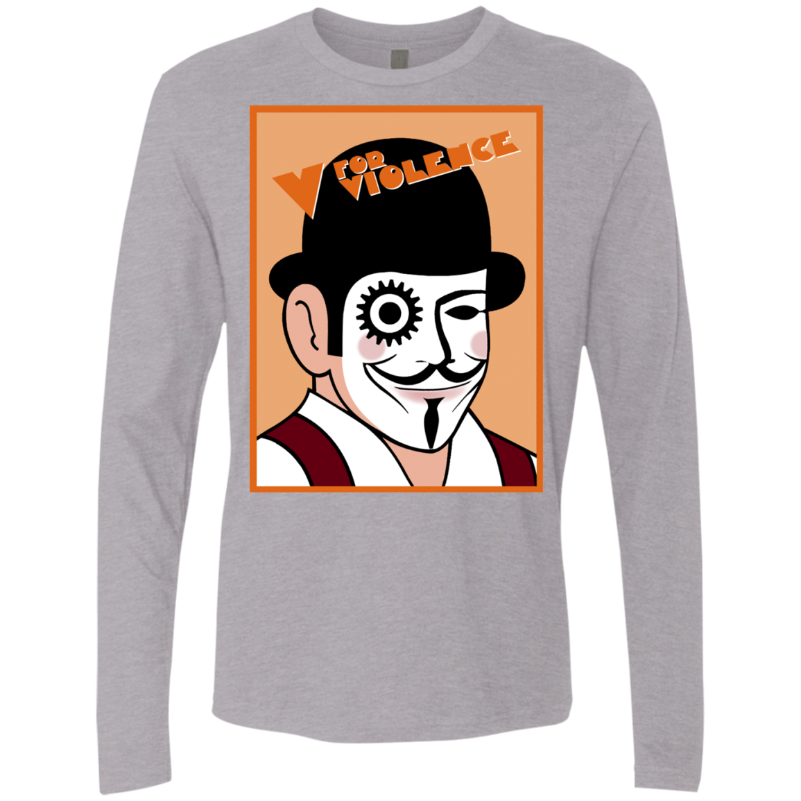 V for Violence Men's Premium Long Sleeve