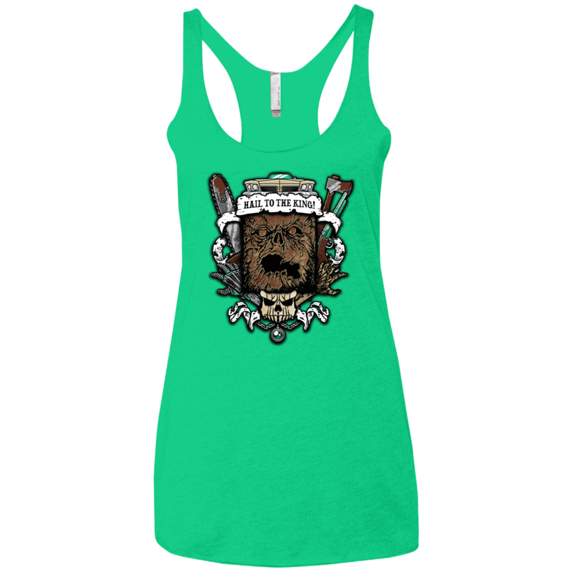 Evil Crest Women's Triblend Racerback Tank