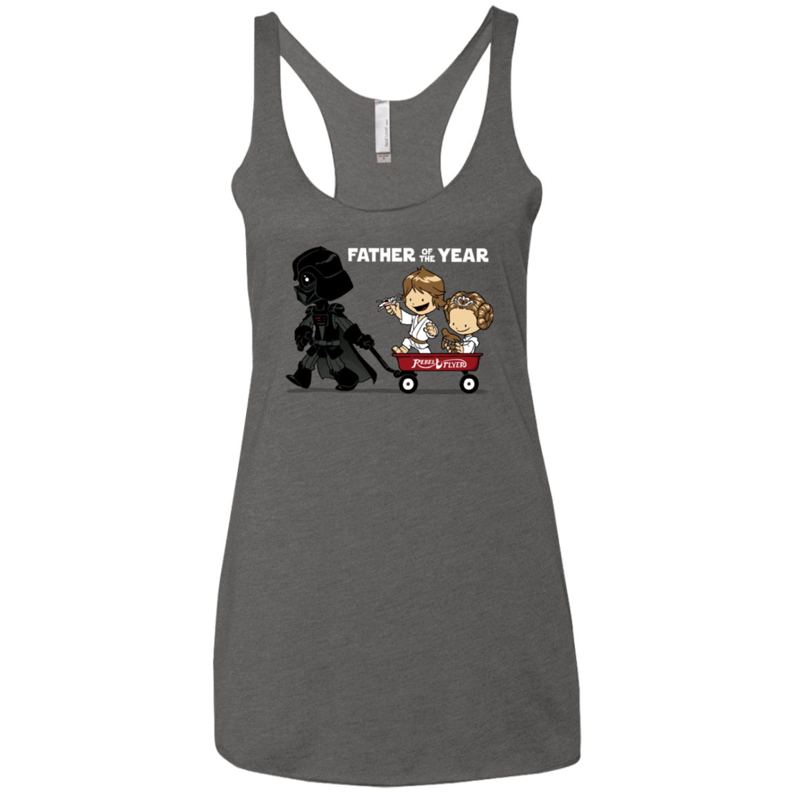 WagonRide Women's Triblend Racerback Tank