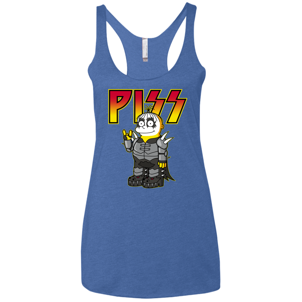 Piss Women's Triblend Racerback Tank