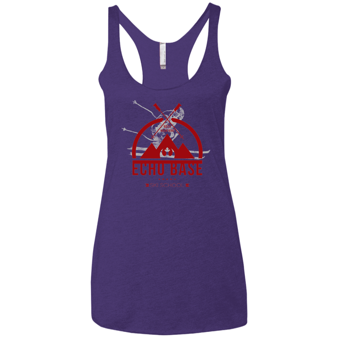Ski School Women's Triblend Racerback Tank