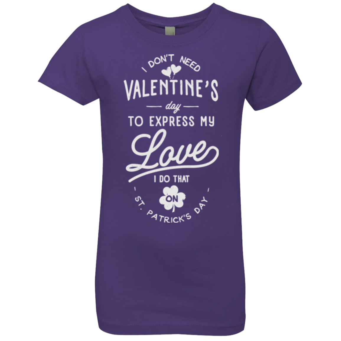 Valentine's Day Girls Premium T-Shirt