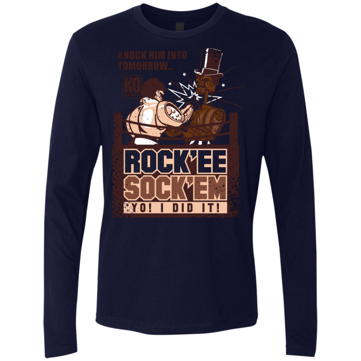 Rockee Sockem Men's Premium Long Sleeve