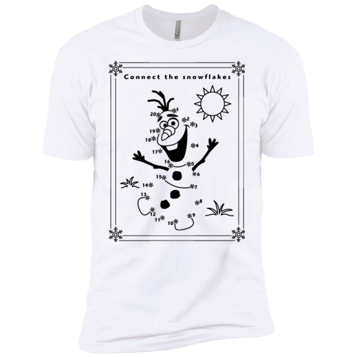 Connect the snowflakes Men's Premium T-Shirt