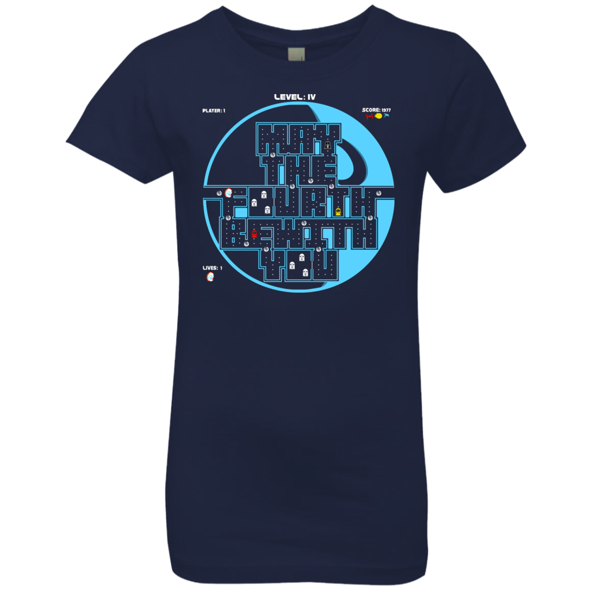 Pacman May The Fourth Girls Premium T-Shirt