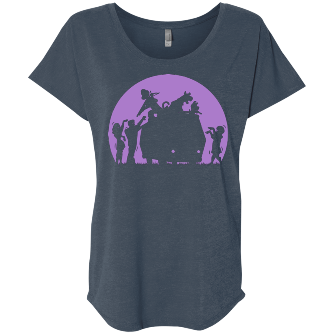 Zoinks They're Zombies Triblend Dolman Sleeve