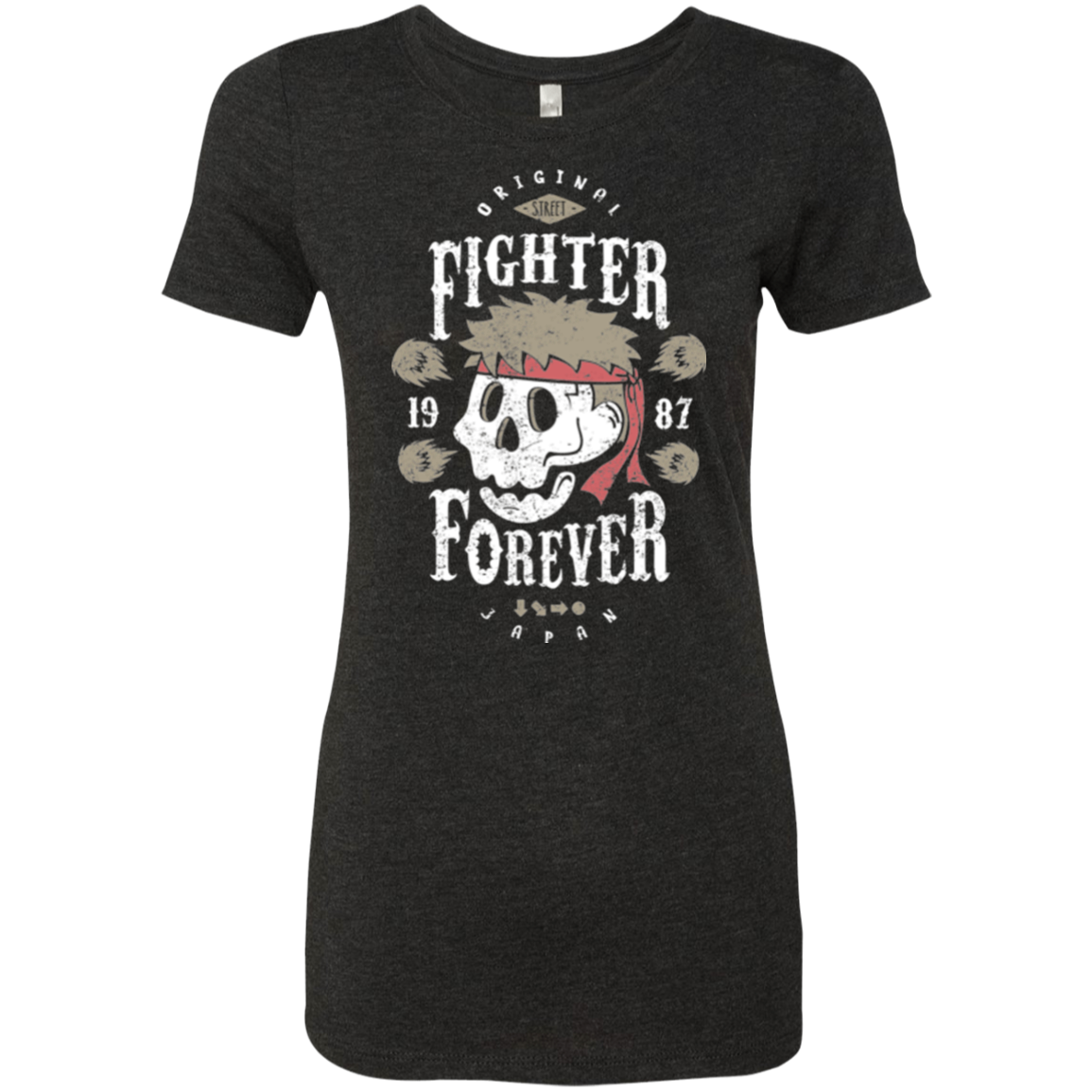 Fighter Forever Ryu Women's Triblend T-Shirt
