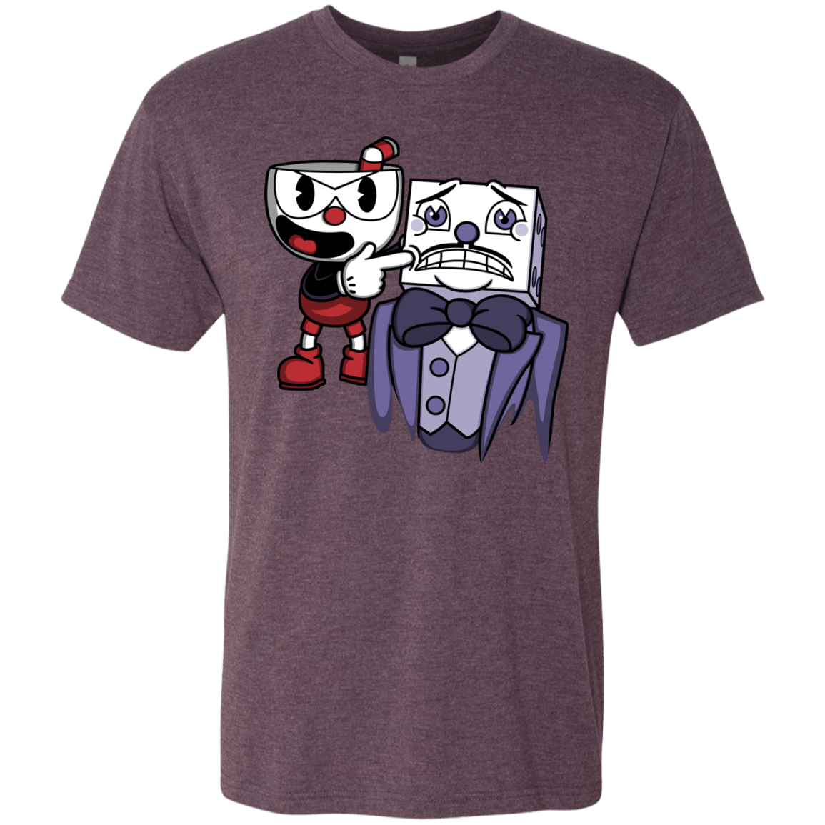 T-Shirts Vintage Purple / S Dangerous Finger Men's Triblend T-Shirt