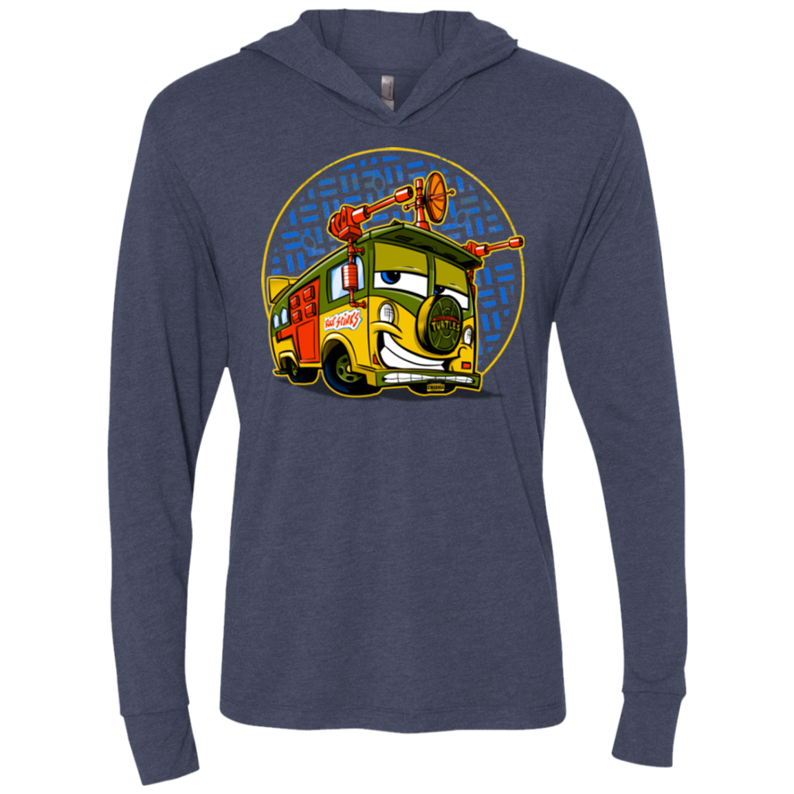 Foot Stinks Triblend Long Sleeve Hoodie Tee